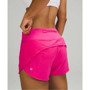 Lululemon Speed Up Mid-Rise Short 4” SONIC PINK